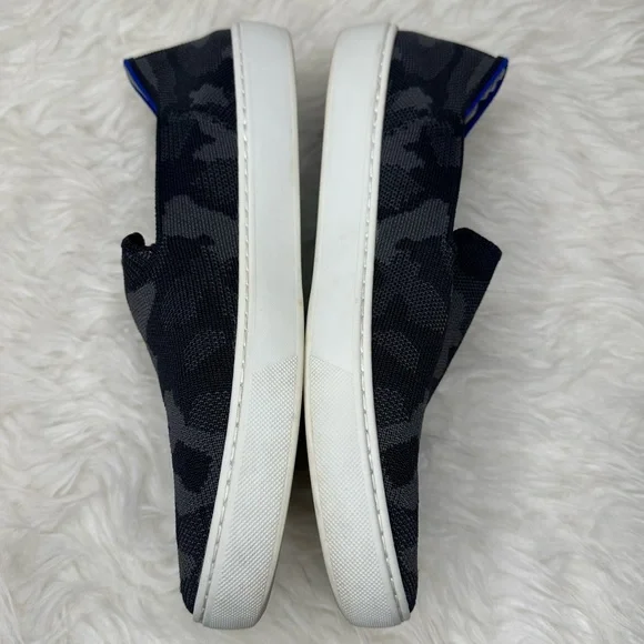 Rothy’s Grey Camo Slip On Sneaker Size 10 - Picture 11 of 15